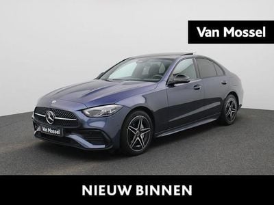 Occasion Mercedes C300e AMG line 313 PK (230 kW) 2024 Blauw Sedan