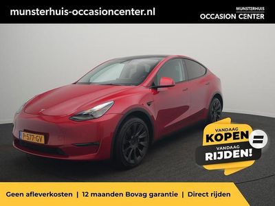 Rood Occasion 2022 Tesla Model Y Long Range AWD SUV | € 35.995 (Eerlijke prijs)