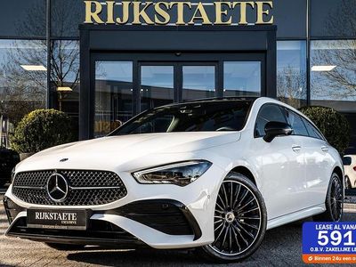 Zwart Gebruikt 2023 Mercedes CLA250e Shooting Brake AMG Stationwagen | € 36.900 (Eerlijke prijs)