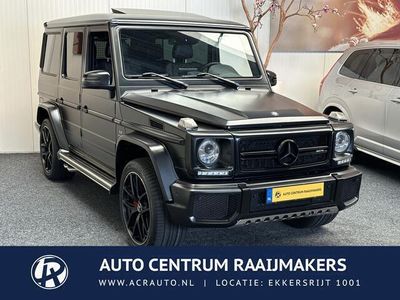 tweedehands Mercedes G63 AMG AMG LEDER NAVIGATIE GLAZEN SCHUIF/KANTELDAK APPLE CARPLAY/ANDROID AUTO ACHTERUITRIJCAMERA TREKHAAK ZEER MOOI !!