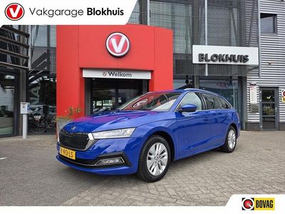 Occasion Skoda Octavia Business Line 2021 Blauw Stationwagen