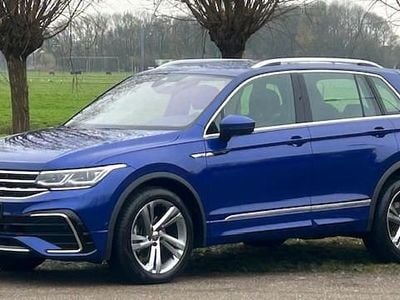 Blauw Occasion 2021 VW Tiguan R-line SUV | € 35.950 (Super prijs)