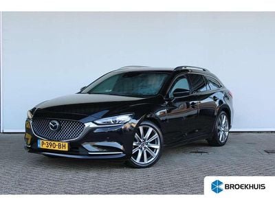 Zwart Occasion 2019 Mazda 6 Luxury Stationwagen | € 26.900 (Iets duurder)