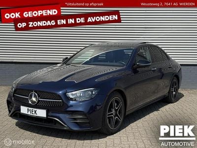 Blauw, metallic lak Gebruikt 2020 Mercedes E200 AMG Sedan | € 25.999 (Super prijs)