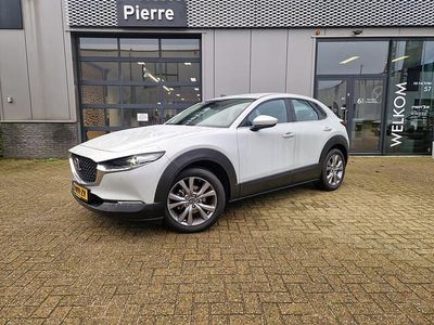 Ceramic white (wit metallic) Gebruikt 2024 Mazda CX-30 Exclusive-Line SUV | € 30.445 (Eerlijke prijs)