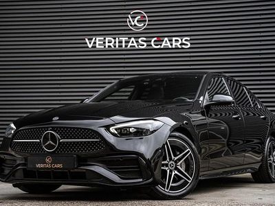 Zwart Occasion 2022 Mercedes C200 AMG line Sedan | € 38.950 (Eerlijke prijs)