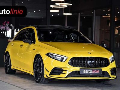 Occasion Mercedes A35 AMG AMG 306 PK (225 kW) 2019 Geel Hatchback