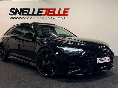 Zwart Occasion 2022 Audi A6 S-Line Stationwagen | € 74.950 (Eerlijke prijs)