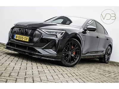 Zwart (metallic) Occasion 2021 Audi e-tron Sportback S-Line SUV | € 29.430 (Super prijs)
