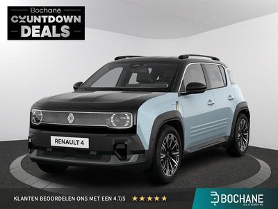 Twotone bleu nuage / noir étoilé (blauw metallic) Nieuw 2025 Renault R4 Iconic SUV | € 37.140 (Iets duurder)