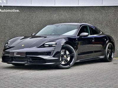 Occasion Porsche Taycan Turbo 458 kW (624 PK) 2021 Zwart, metallic lak Sedan