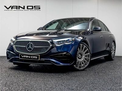 Blauw Gebruikt 2024 Mercedes E450 AMG line Sedan | € 99.995