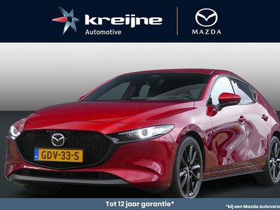 Rood Occasion 2024 Mazda 3 Exclusive-Line Hatchback | € 33.925 (Iets duurder)
