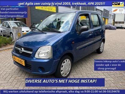 tweedehands Opel Agila 1.0-12V , Diverse auto's met hoge instap, rond de ¤1299,-