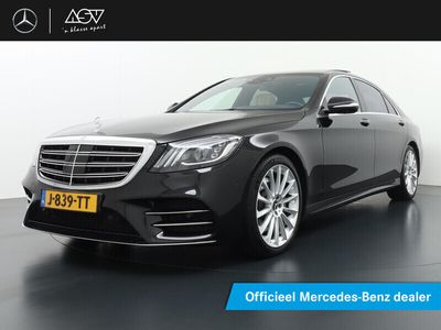 tweedehands Mercedes S560 4Matic AMG Lang Premium | Panorama - Schuifdak | Burmester Surround System | Massage stoelen voor en achter | Stoelventilatie |