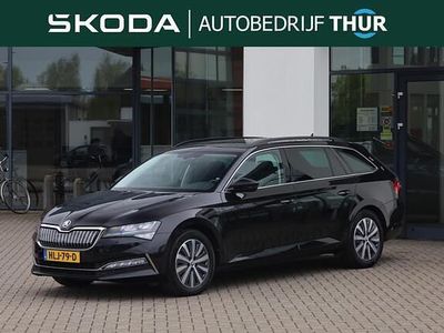 Occasion Skoda Superb Ambition 218 PK (160 kW) 2023 Zwart Stationwagen