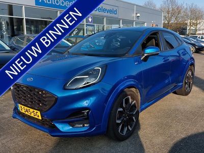 tweedehands Ford Puma 1.0 EcoBoost 125pk Hybrid ST-Line X | Navi + Apple Carplay | B&O Sound | Clima | Adap. Cruise | Pdc V+A+Assist+Camera | Stoel+Stuurwiel+Voorruitverwarming | Dodehoek+Rijstrooksensor | 18''lm