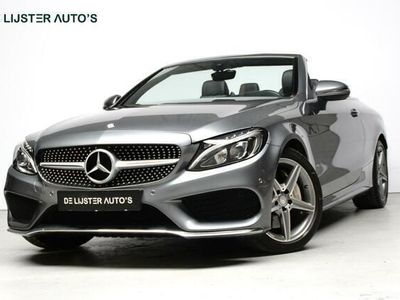 tweedehands Mercedes 200 C-KLASSE CabrioAMG Sport Edition Automaat 185 PK |NAVIGATIE, CRUISE, CLIMATE, STOEL+ NEKVERWARMING, PDC, LED|