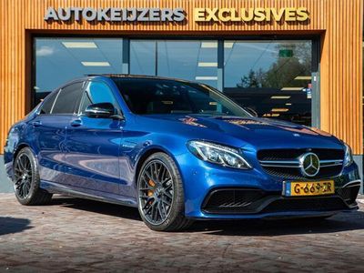 tweedehands Mercedes S63 AMG C-KLASSE AMGKeramische Remmen Pano Burmester IWC Dealer onderhouden