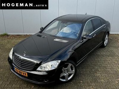 Zwart Gebruikt 2007 Mercedes S500 Prestige Sedan | € 18.999