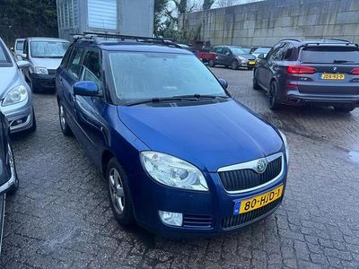 Occasion Skoda Fabia GreenLine 80 PK (58 kW) 2009 Blauw Stationwagen