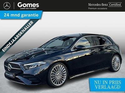 Zwart Gebruikt 2023 Mercedes A180 AMG line Hatchback | € 34.950 (Iets duurder)