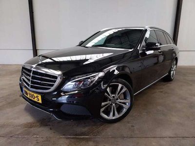 tweedehands Mercedes C350 Estate 350e BURMESTER SOUND CAMERA LEER LUCHTVERIN