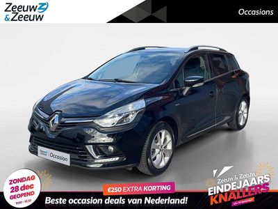 Zwart Gebruikt 2017 Renault Clio GrandTour LIMITED Stationwagen | € 9.295 (Eerlijke prijs)