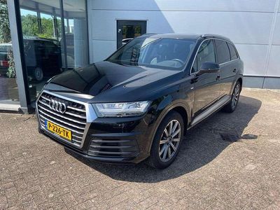 Zwart Gebruikt 2018 Audi Q7 S-Line SUV | € 36.900 (Eerlijke prijs)