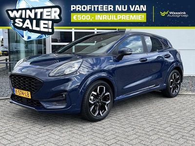 Blauw (metallic) Occasion 2021 Ford Puma ST-Line X SUV | € 18.900 (Eerlijke prijs)