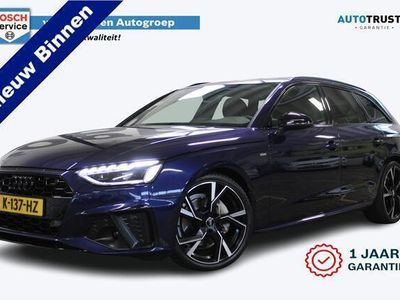 tweedehands Audi A4 Avant 40 TFSI S edition | Incl. 1 jaar garantie | 1ste eigenaar! | S-line interieur/exterieur | Black optic | Apple carplay | Cruise | Elek. achterklep | Zwarte hemel | Stoel verwarming | Drive select |