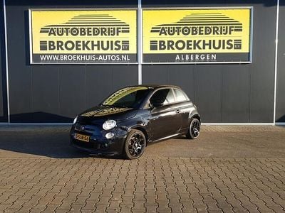 Zwart (metallic) Gebruikt 2014 Fiat 500C Lounge Cabriolet | € 4.450 (Super prijs)
