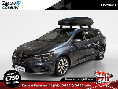 Occasion Renault Mégane GrandTour Techno 140 PK (102 kW) 2023 Donker titaniumgrijs kpn Stationwagen