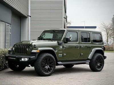 Occasion Jeep Wrangler Unlimited Sahara 381 PK (280 kW) 2022 Groen SUV