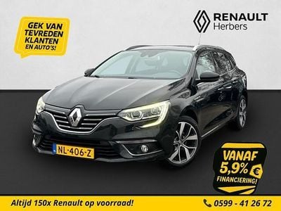 Occasion Renault Mégane GrandTour Bose Edition 132 PK (97 kW) 2017 Zwart Stationwagen