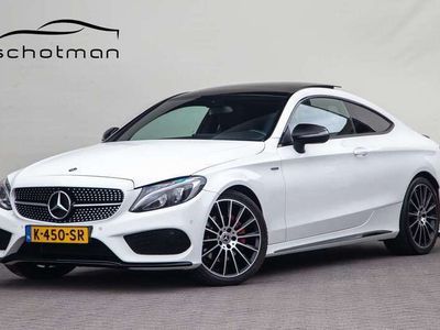 tweedehands Mercedes C180 Coupé AMG Premium Night-pack Panorama Navi 2018