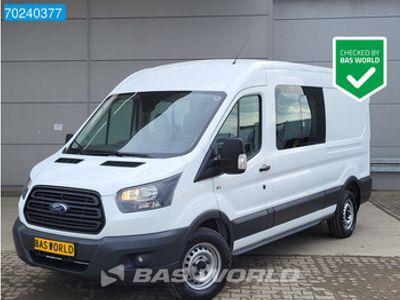 tweedehands Ford Transit 130pk L3H2 Dubbel Cabine 7pers. Airco Trekhaak Camera Navi Doka Mixto Airco Dubbel cabine Trekhaak