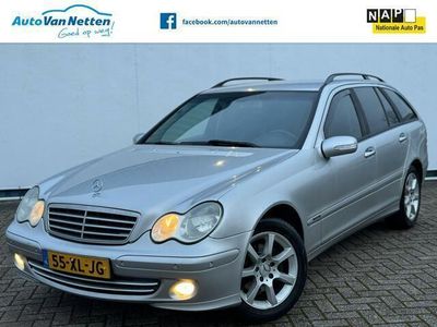 tweedehands Mercedes 200 C-Klasse CombiCDI 123pk 6bak,Clima,Cruise,Lmv,Pdc,Classic