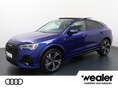 tweedehands Audi Q3 Sportback 45 TFSI e S Edition | 245 PK | Automaat | 20" LM Velgen | Elektrische Panoramadak | Stoelverwarming | 360 Camera zicht | Lederen bekleding | DAB | Sonos geluid systeem