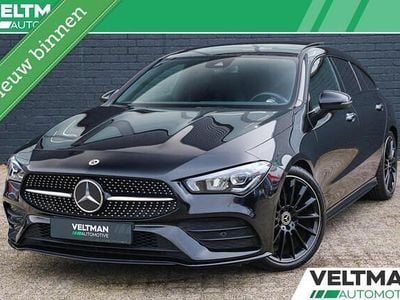 Occasion Mercedes CLA180 Shooting Brake AMG line 136 PK (100 kW) 2022 Zwart Stationwagen