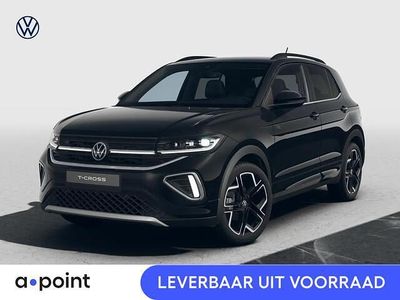 Zwart Nieuw 2025 VW T-Cross R-line Edition SUV | € 43.295 (Duur)