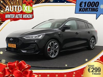 Zwart (metallic) Occasion 2024 Ford Focus ST-Line X Stationwagen | € 27.940 (Eerlijke prijs)