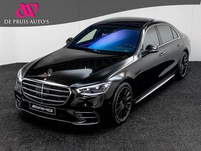 Zwart Gebruikt 2022 Mercedes S580 AMG line Sedan | € 99.950 (Super prijs)