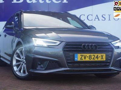 tweedehands Audi A4 Avant 40 TFSI 190PK Sport S line black edition+Volleder+Xenon+Navi+18"Lmv = NL/DEALER !!