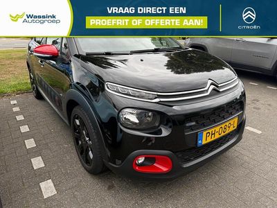 Zwart Gebruikt 2017 Citroën C3 PureTech Hatchback | € 10.435 (Eerlijke prijs)