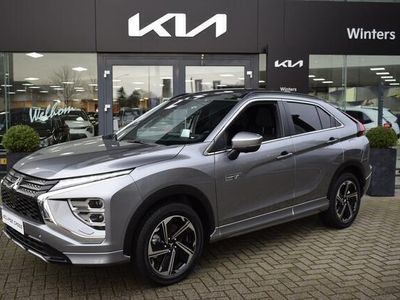 tweedehands Mitsubishi Eclipse Cross 2.4 PHEV Instyle 4WD Nieuw met 8 jaar garantie! ECC Navi+BT+DAB+Camera Pano-dak Leder+verw. Keyless PDC 18"LMV 8jr.Garantie