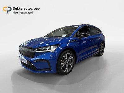 Occasion Skoda Enyaq iV SportLine 150 kW (204 PK) 2022 Blauw SUV