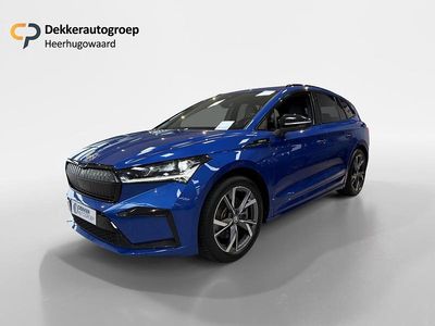 Blauw Occasion 2022 Skoda Enyaq iV SportLine SUV | € 29.945 (Eerlijke prijs)