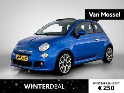 Blauw Occasion 2015 Fiat 500C Cabriolet | € 7.940 (Eerlijke prijs)