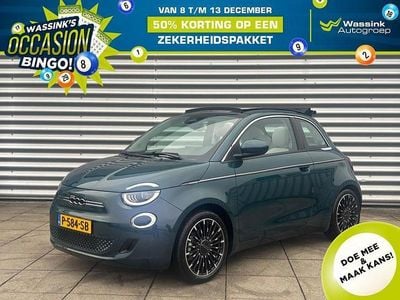Groen Gebruikt 2022 Fiat 500e La Prima Cabriolet | € 24.930 (Eerlijke prijs)